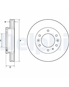 DELPHI BG9140C DISCO FRENO