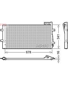 DENSO DCN02035 CONDENSATORE, CLIMATIZZATORE