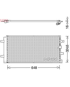 DENSO DCN02044 CONDENSATORE, CLIMATIZZATORE