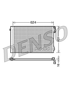 DENSO DCN05011 CONDENSATORE, CLIMATIZZATORE