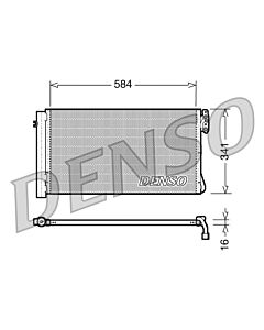 DENSO DCN05012 CONDENSATORE, CLIMATIZZATORE