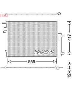 DENSO DCN06017 CONDENSATORE, CLIMATIZZATORE