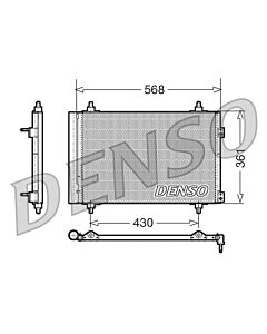 DENSO DCN07008 CONDENSATORE, CLIMATIZZATORE