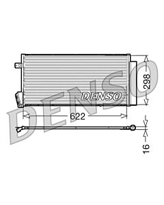 DENSO DCN09018 CONDENSATORE, CLIMATIZZATORE