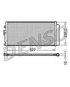 DENSO DCN09046 CONDENSATORE, CLIMATIZZATORE