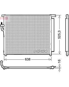 DENSO DCN10049 CONDENSATORE, CLIMATIZZATORE