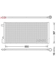 DENSO DCN15005 CONDENSATORE, CLIMATIZZATORE