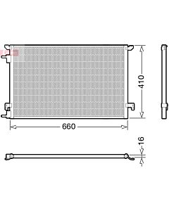 DENSO DCN20045 CONDENSATORE, CLIMATIZZATORE