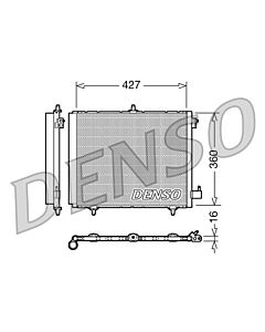 DENSO DCN21009 CONDENSATORE, CLIMATIZZATORE