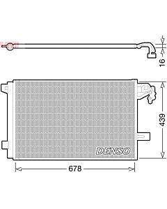 DENSO DCN32063 CONDENSATORE, CLIMATIZZATORE