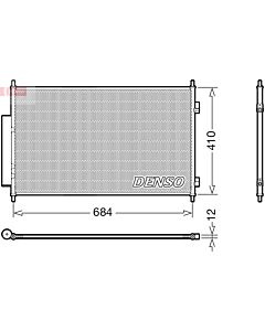 DENSO DCN40027 CONDENSATORE, CLIMATIZZATORE