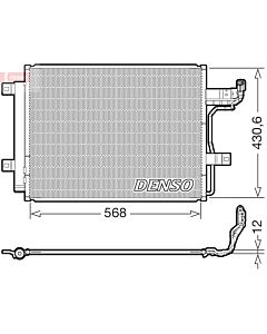 DENSO DCN44019 CONDENSATORE, CLIMATIZZATORE