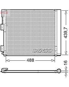 DENSO DCN46028 CONDENSATORE, CLIMATIZZATORE