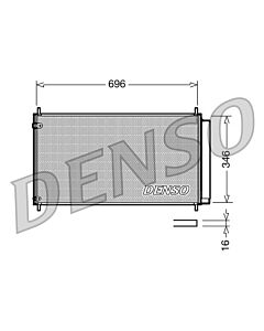 DENSO DCN50022 CONDENSATORE, CLIMATIZZATORE