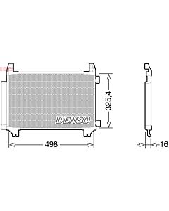 DENSO DCN50028 CONDENSATORE, CLIMATIZZATORE