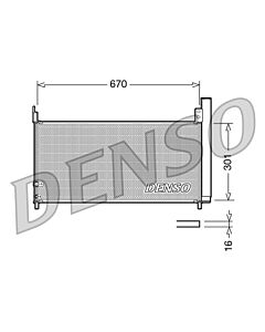 DENSO DCN50037 CONDENSATORE, CLIMATIZZATORE