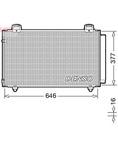 DENSO DCN50043 CONDENSATORE, CLIMATIZZATORE