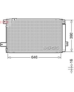 DENSO DCN50049 CONDENSATORE, CLIMATIZZATORE