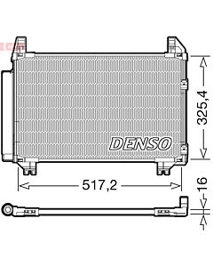 DENSO DCN50101 CONDENSATORE, CLIMATIZZATORE