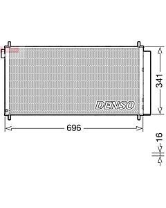 DENSO DCN50121 CONDENSATORE, CLIMATIZZATORE