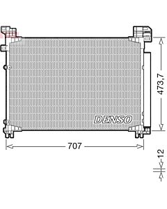 DENSO DCN51020 CONDENSATORE, CLIMATIZZATORE