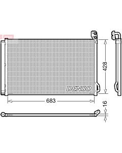 DENSO DCN99083 CONDENSATORE, CLIMATIZZATORE
