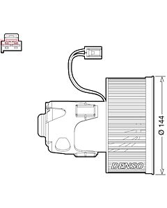 DENSO DEA05008 VENTILATORE ABITACOLO