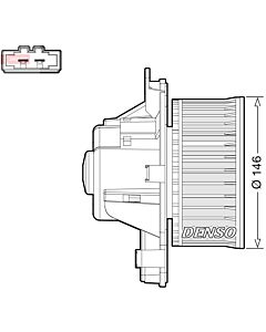 DENSO DEA21014 VENTILATORE ABITACOLO