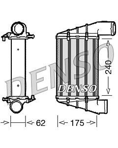 DENSO DIT02001 INTERCOOLER