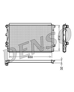 DENSO DRM32015 RADIATORE, RAFFREDDAMENTO MOTORE