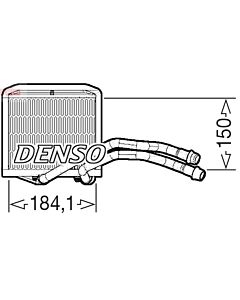 DENSO DRR09102 SCAMBIATORE CALORE, RISCALDAMENTO ABITACOLO