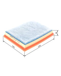 BOSCH F026400613 FILTRO ARIA