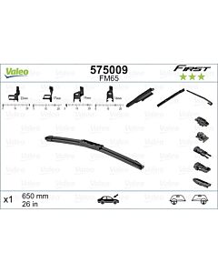 VALEO 575009 SPAZZOLA TERGI