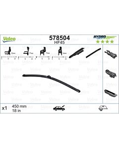 VALEO 578504 SPAZZOLA TERGI