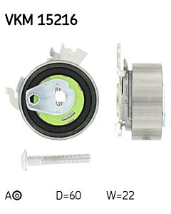 SKF VKM15216 RULLO TENDITORE, CINGHIA DENTATA