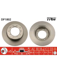 TRW DF1802 DISCO FRENO