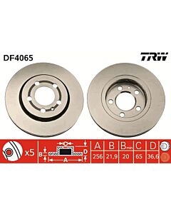 TRW DF4065 DISCO FRENO