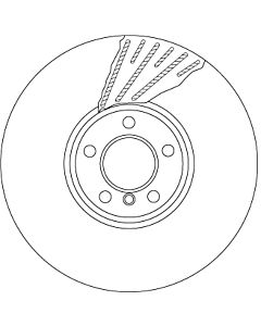 TRW DF6622S DISCO FRENO