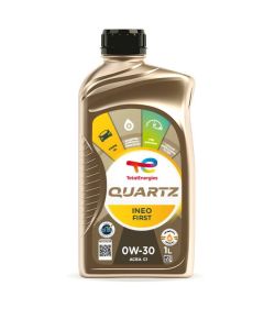 TOTAL - Olio Motore 0W30 - QUARTZ INEO FIRST C2 PSA da 1 LT