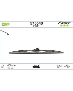 VALEO 575540 SPAZZOLA TERGI