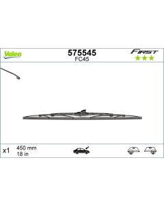 VALEO 575545 SPAZZOLA TERGI