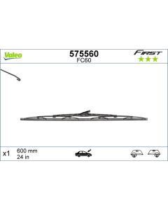 VALEO 575560 SPAZZOLA TERGI