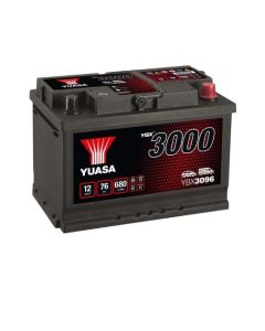 YUASA YBX3096 - Batteria auto 76AH 680A misure 278x175x190 polo DX