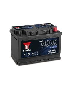 YUASA YBX9096 - Batteria auto AGM 70AH 760A misure 278x175x190 polo DX