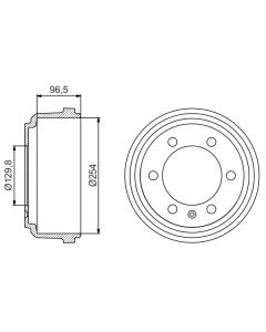 BOSCH 0986477218 TAMBURO FRENO