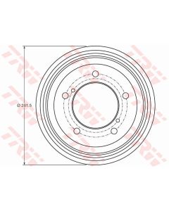 TRW DB4421 TAMBURO FRENO