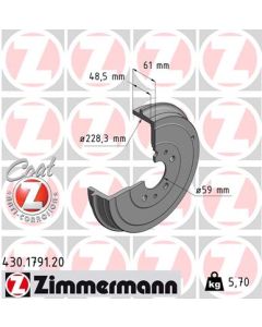 ZIMMERMANN 430179120 TAMBURO FRENO