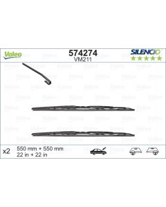 VALEO 574274 SPAZZOLA TERGI